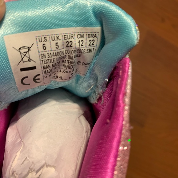 New Toddler Girl Skechers Light Up High Top Size 6 - Picture 7 of 7